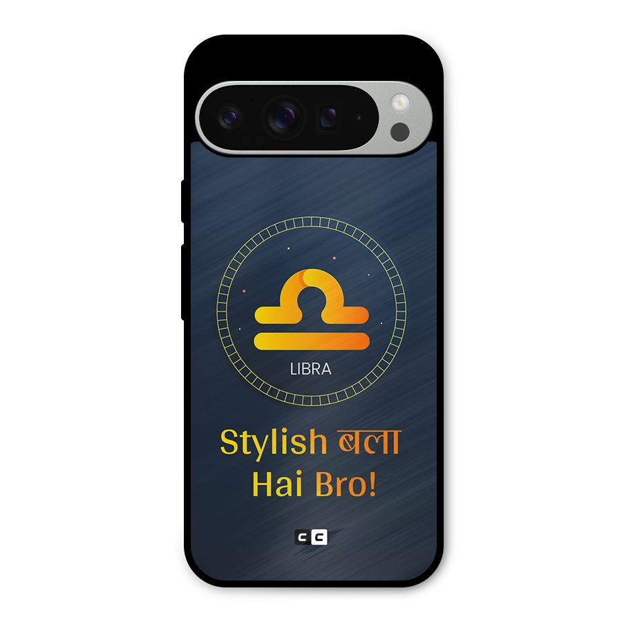 Stylish Libra Metal Back Case for Google Pixel 9 Pro XL
