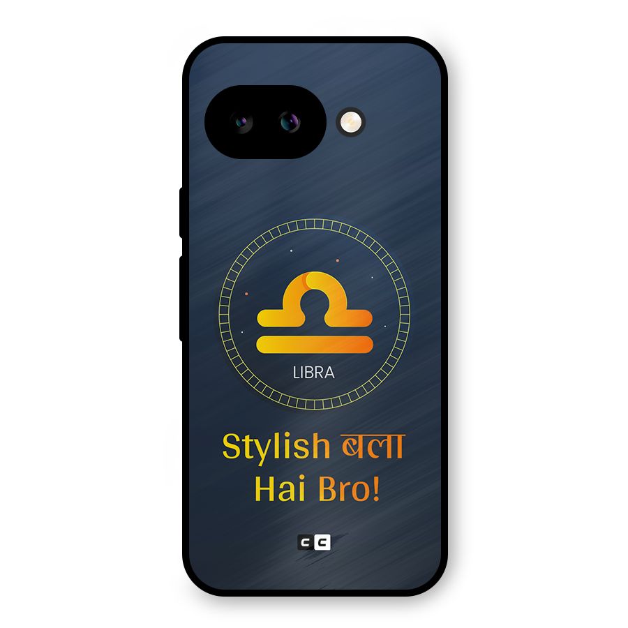Stylish Libra Metal Back Case for Google Pixel 9a