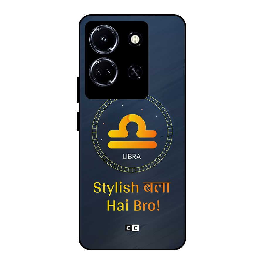 Stylish Libra Metal Back Case for Infinix Note 30 5G