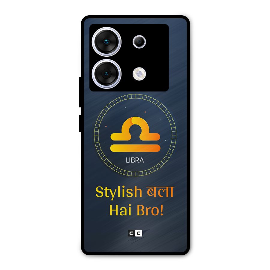 Stylish Libra Metal Back Case for Infinix Zero 30 5G