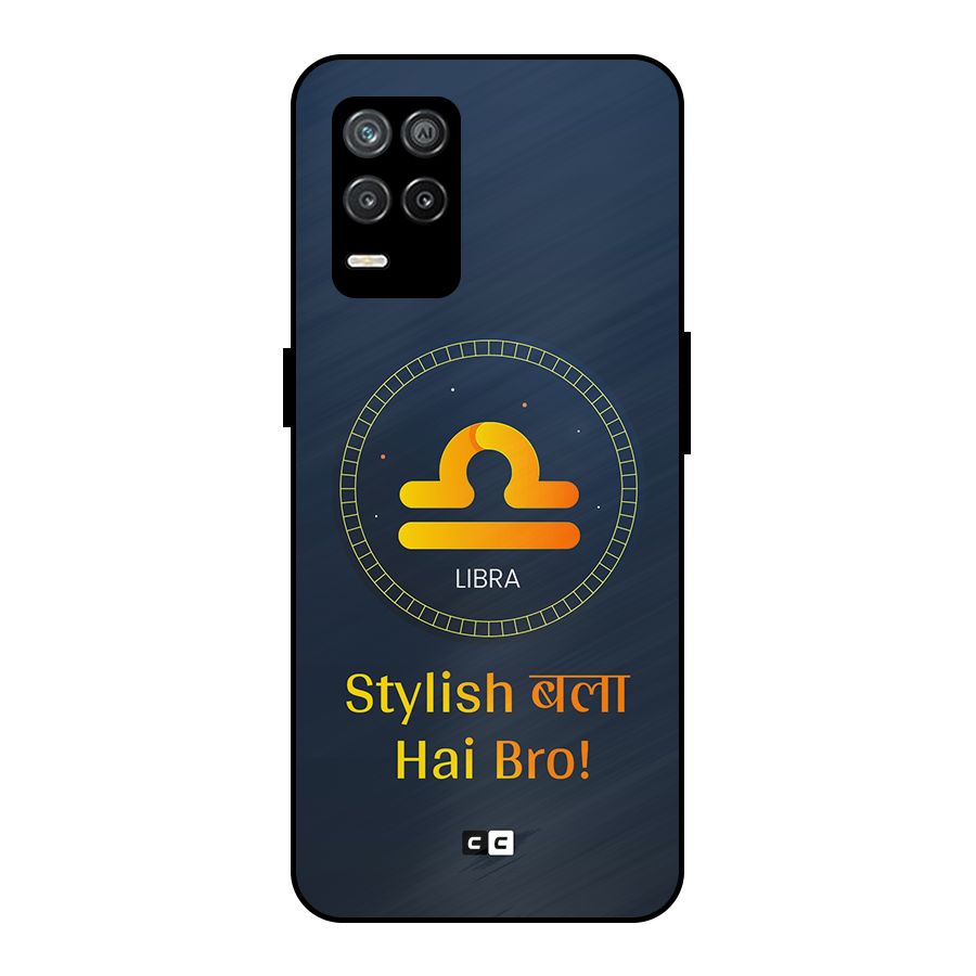 Stylish Libra Metal Back Case for Realme 9 5G