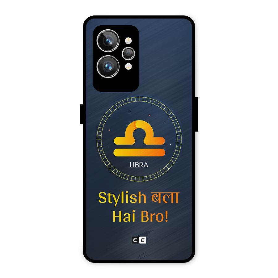 Stylish Libra Metal Back Case for Realme GT2 Pro