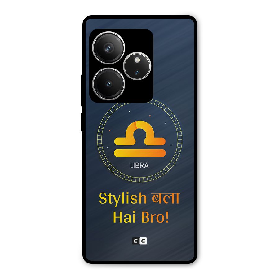 Stylish Libra Metal Back Case for Realme GT 6