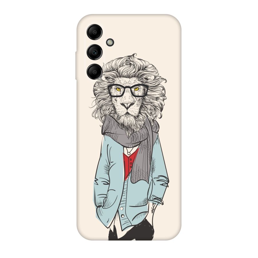 Stylish Lion Original Polycarbonate Back Case for Galaxy A14 5G
