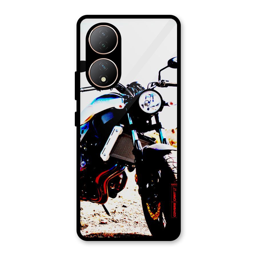Stylish Ride Extreme Glass Back Case for Vivo Y100A