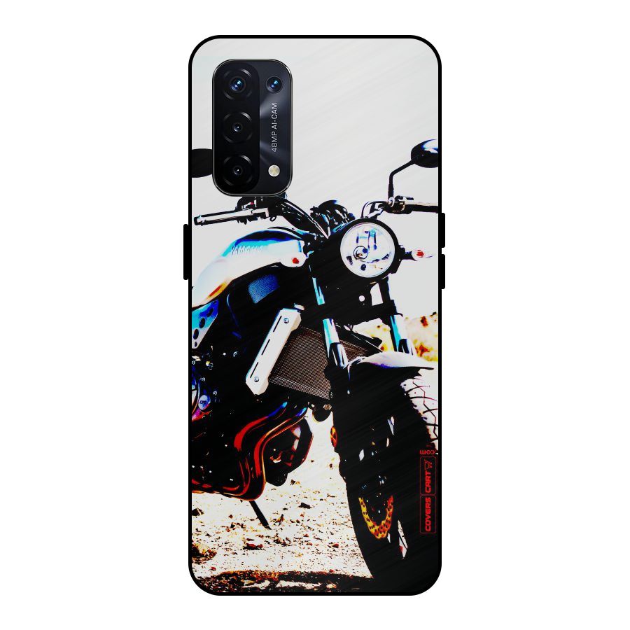 Stylish Ride Extreme Metal Back Case for Oppo A74 5G