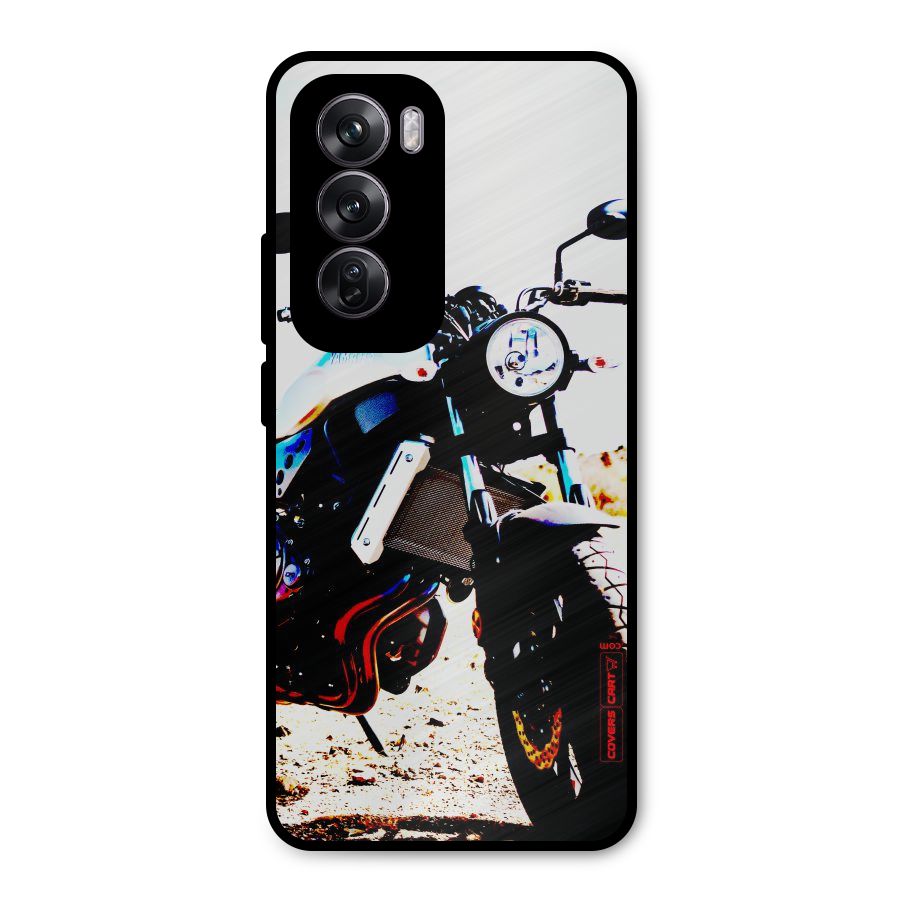 Stylish Ride Extreme Metal Back Case for Oppo Reno12 Pro