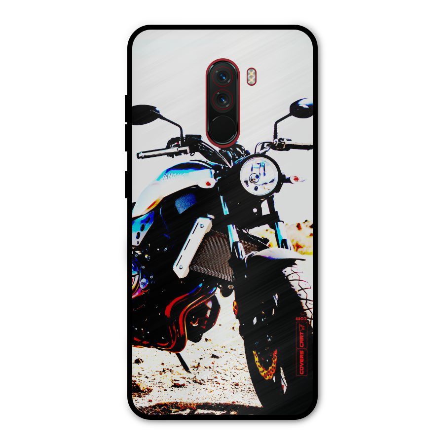 Stylish Ride Extreme Metal Back Case for Poco F1
