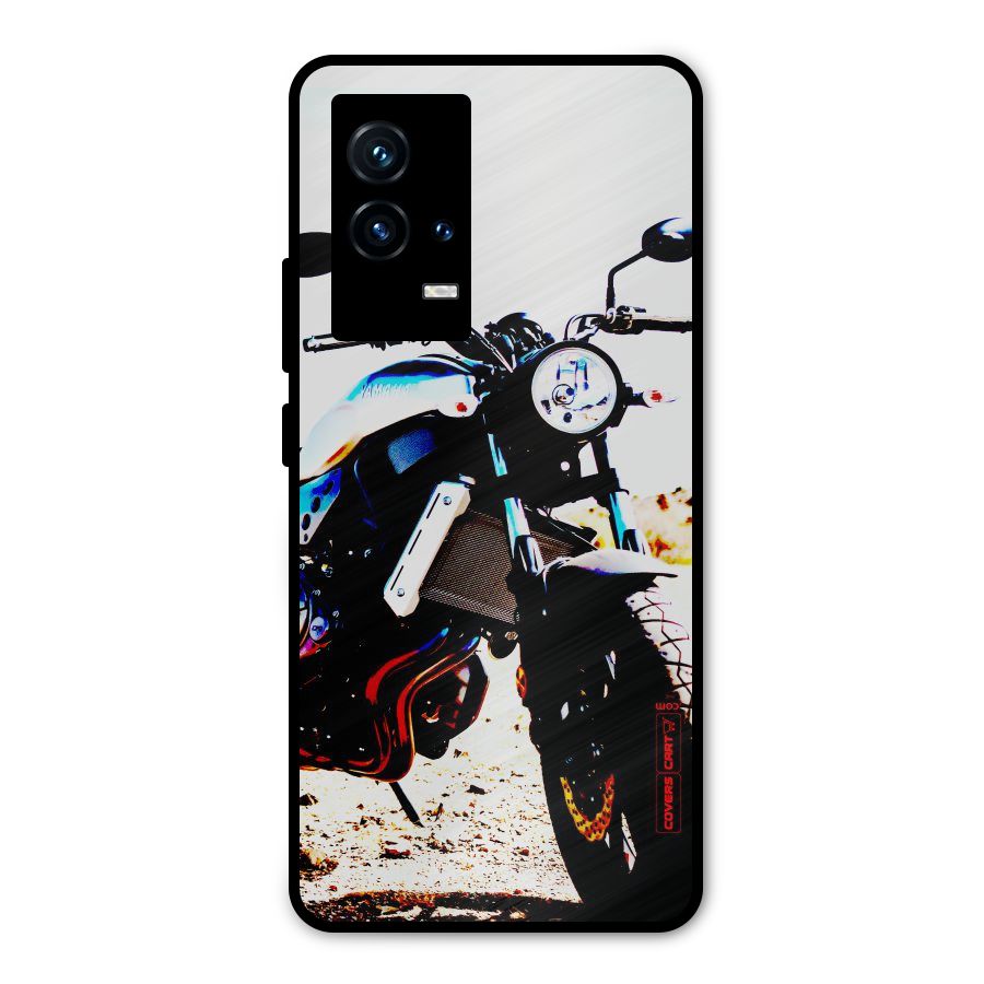 Stylish Ride Extreme Metal Back Case for iQOO 9 5G