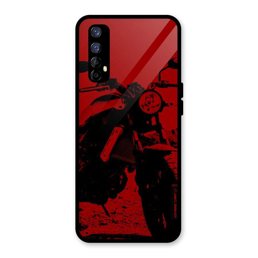 Stylish Ride Red Glass Back Case for Realme Narzo 20 Pro