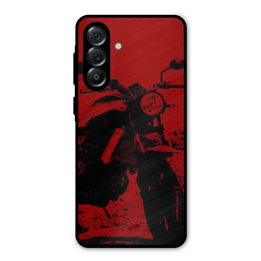 Stylish Ride Red Metal Back Case for Galaxy A36