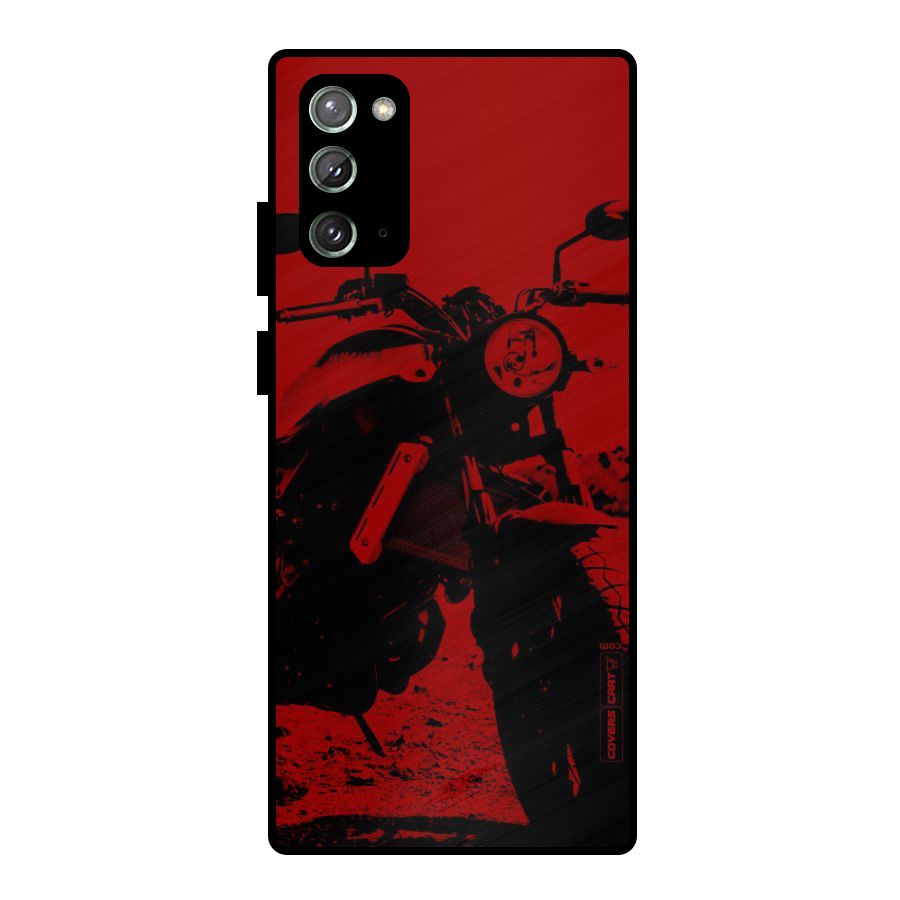 Stylish Ride Red Metal Back Case for Galaxy Note 20