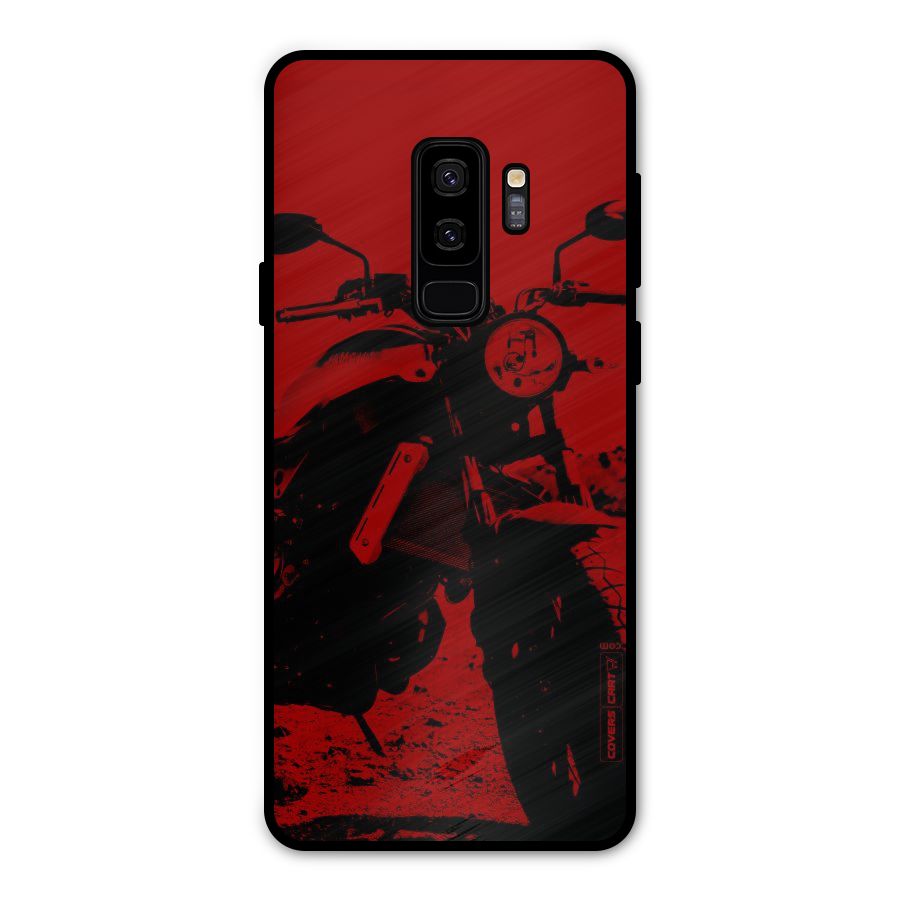 Stylish Ride Red Metal Back Case for Galaxy S9 Plus