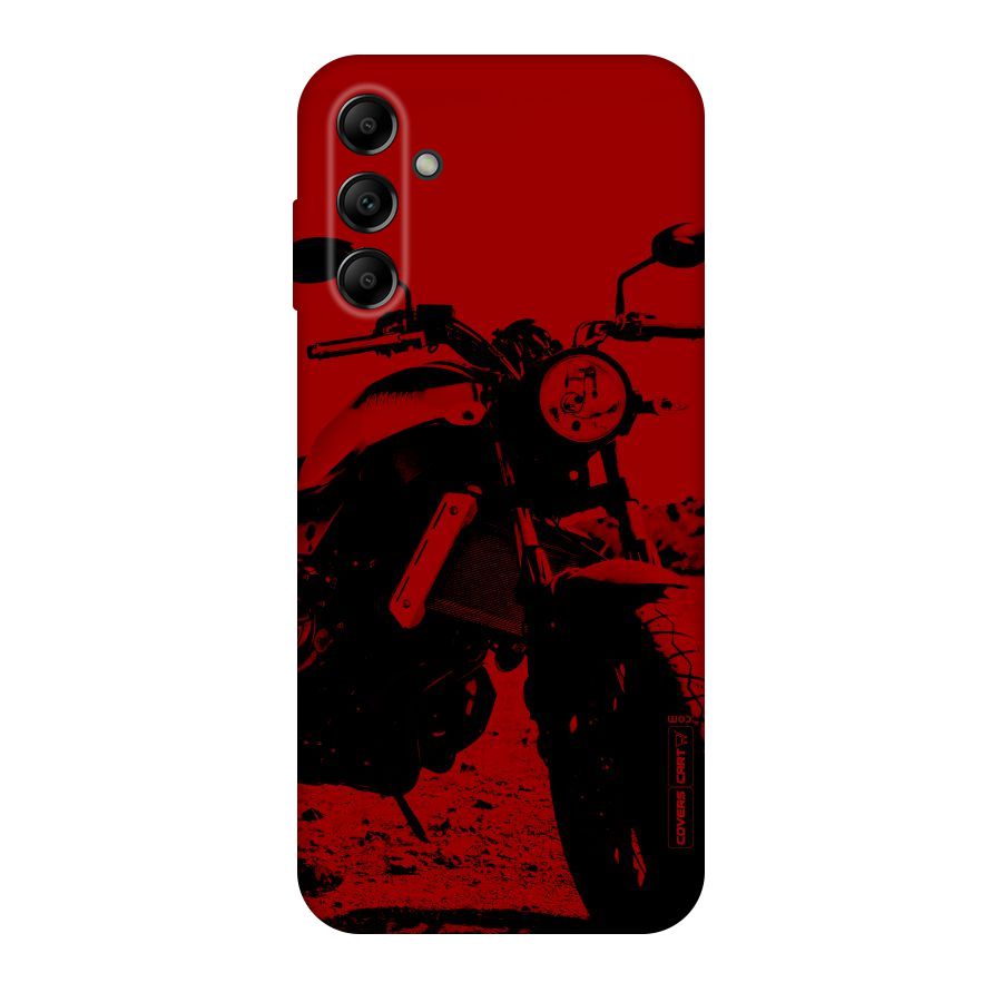 Stylish Ride Red Original Polycarbonate Back Case for Galaxy A14 5G