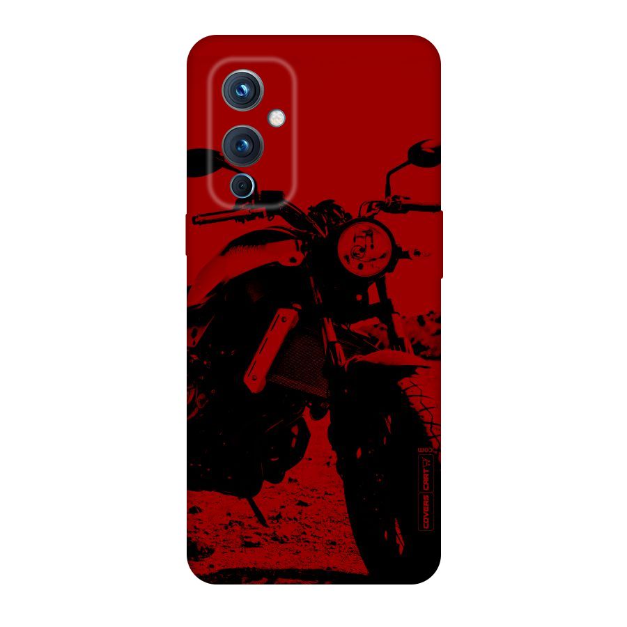 Stylish Ride Red Original Polycarbonate Back Case for OnePlus 9