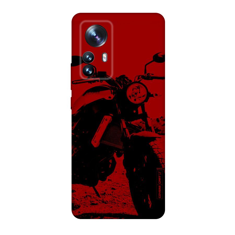 Stylish Ride Red Original Polycarbonate Back Case for Xiaomi 12 Pro