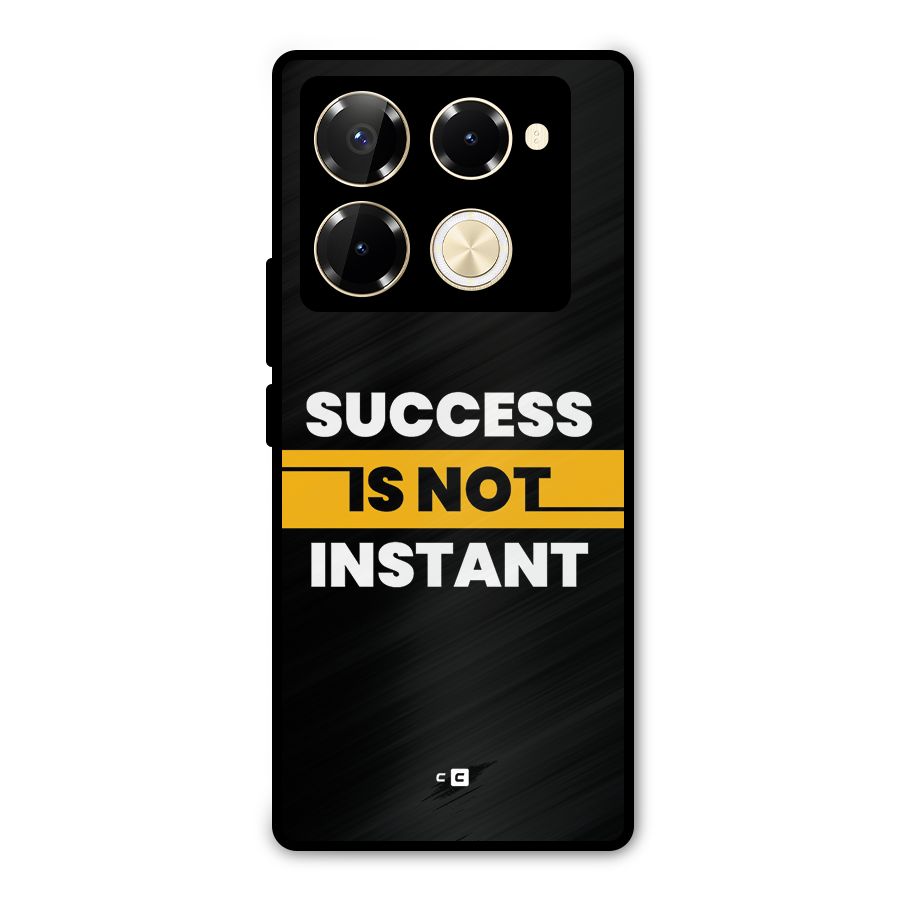 Success Not Instant Metal Back Case for Infinix Note 40 Pro Plus