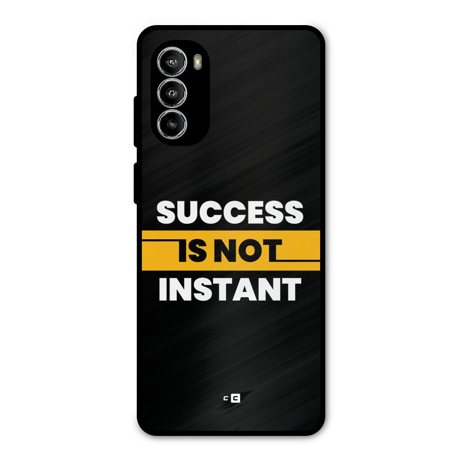 Success Not Instant Metal Back Case for Moto G52