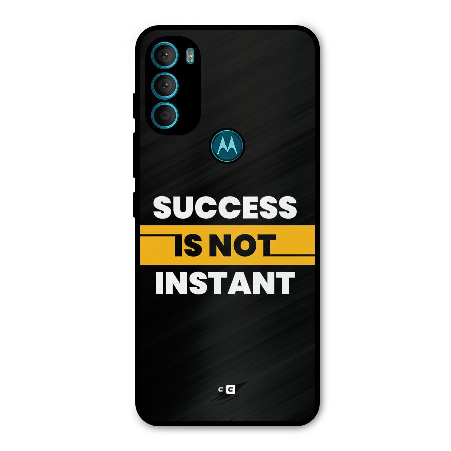 Success Not Instant Metal Back Case for Moto G71 5G