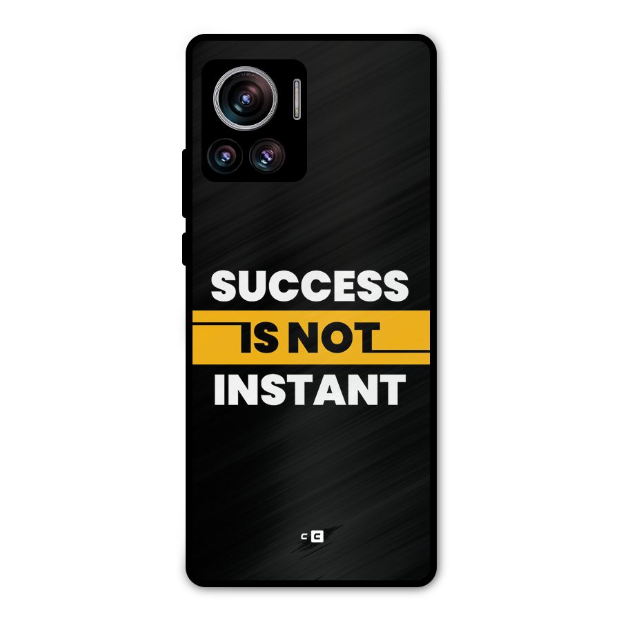 Success Not Instant Metal Back Case for Motorola Edge 30 Ultra