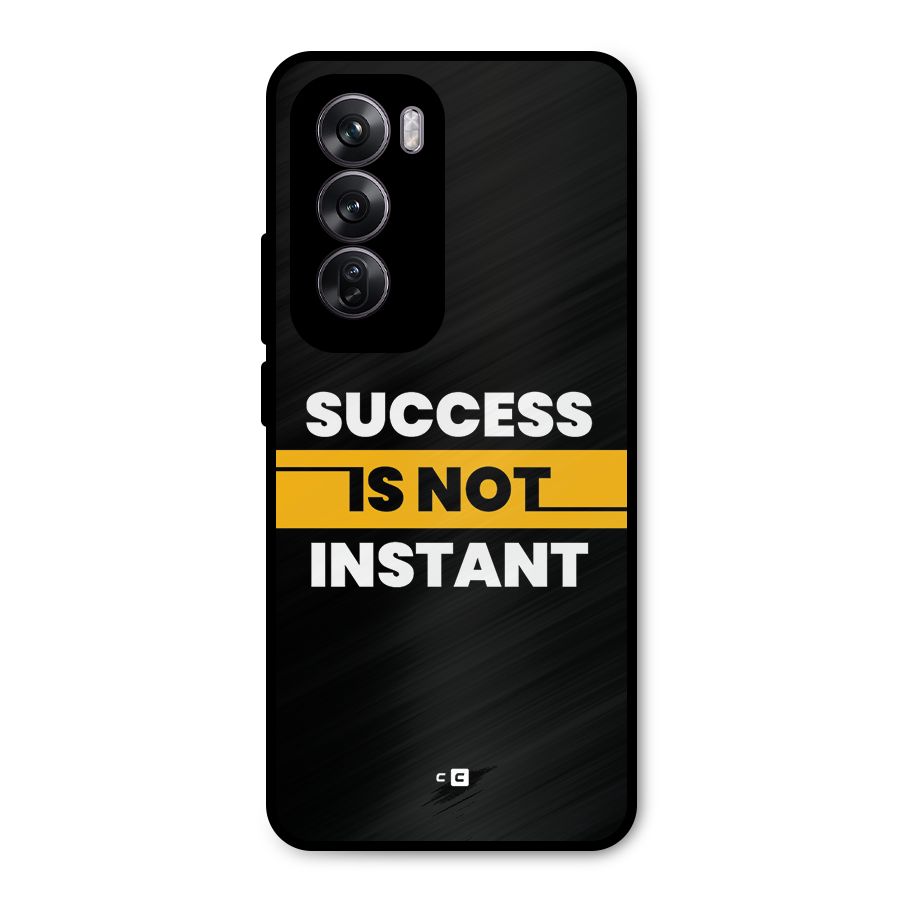 Success Not Instant Metal Back Case for Oppo Reno12 Pro