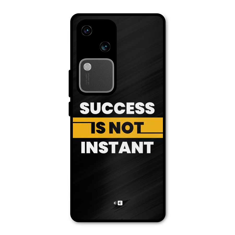 Success Not Instant Metal Back Case for Vivo V30 Pro