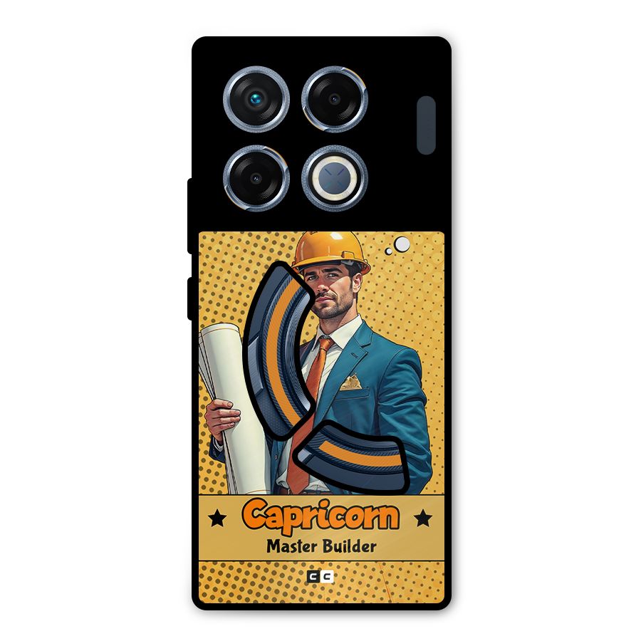 Successful Capricorn Metal Back Case for Infinix GT 20 Pro