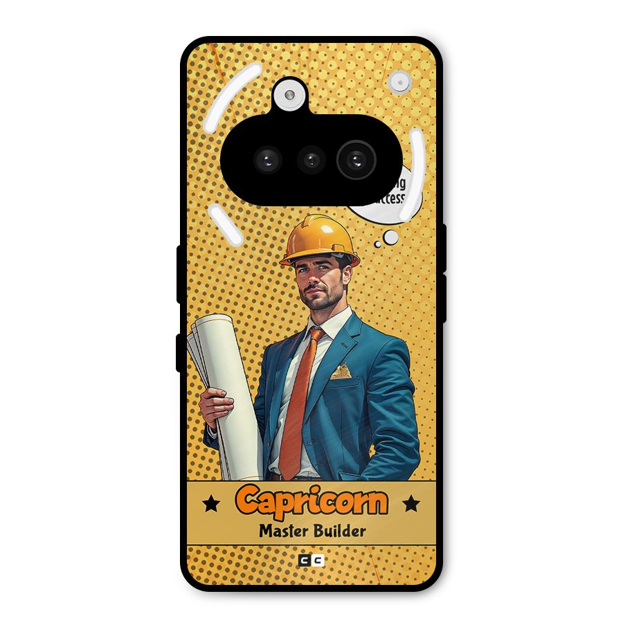 Successful Capricorn Metal Back Case for Nothing Phone 3a
