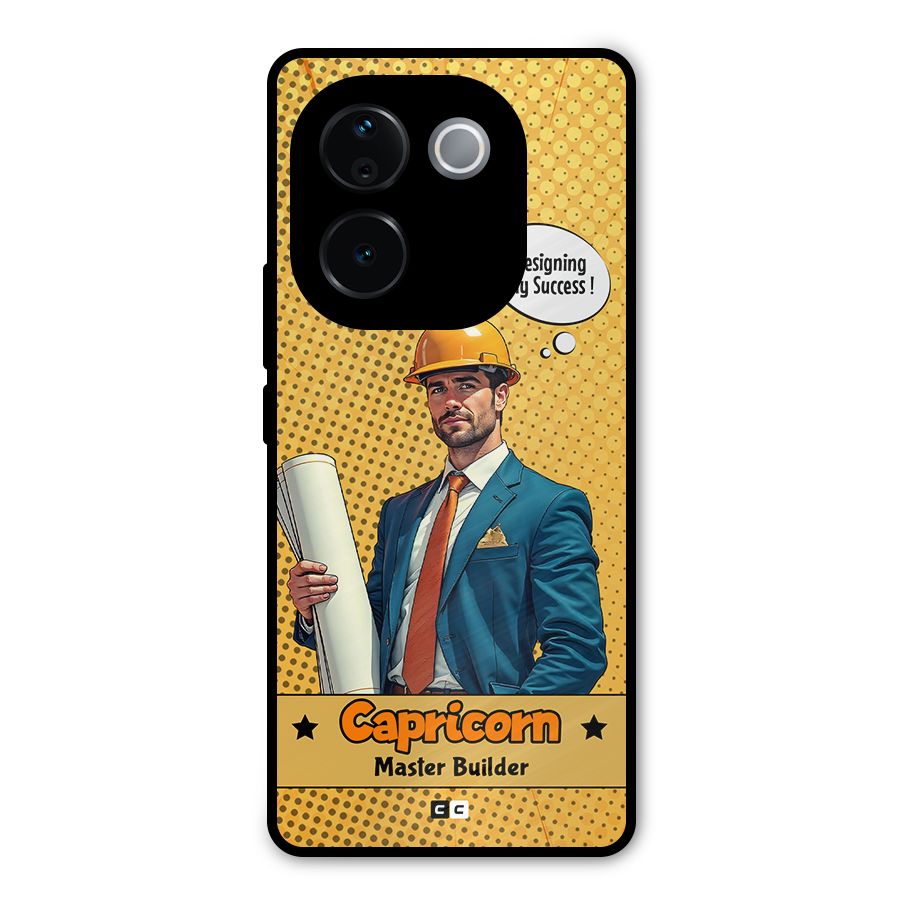 Successful Capricorn Metal Back Case for Vivo T3 Pro