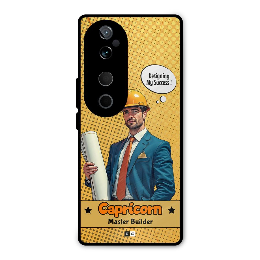 Successful Capricorn Metal Back Case for Vivo T3 Ultra