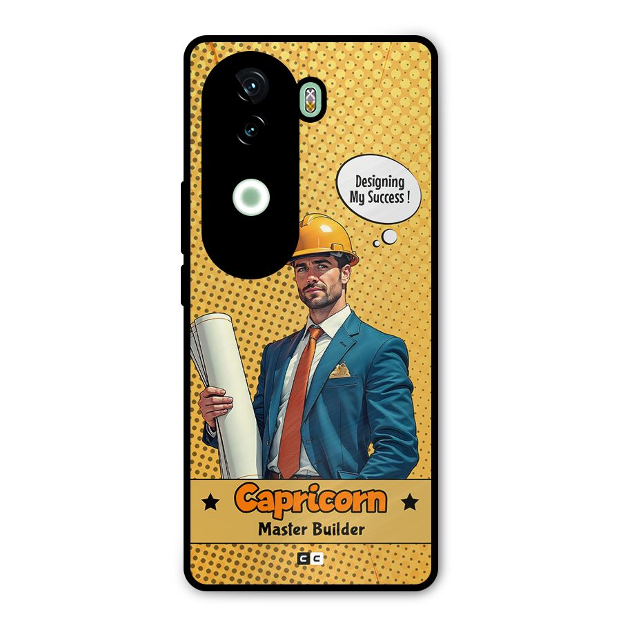 Successful Capricorn Metal Back Case for iQOO Z9s