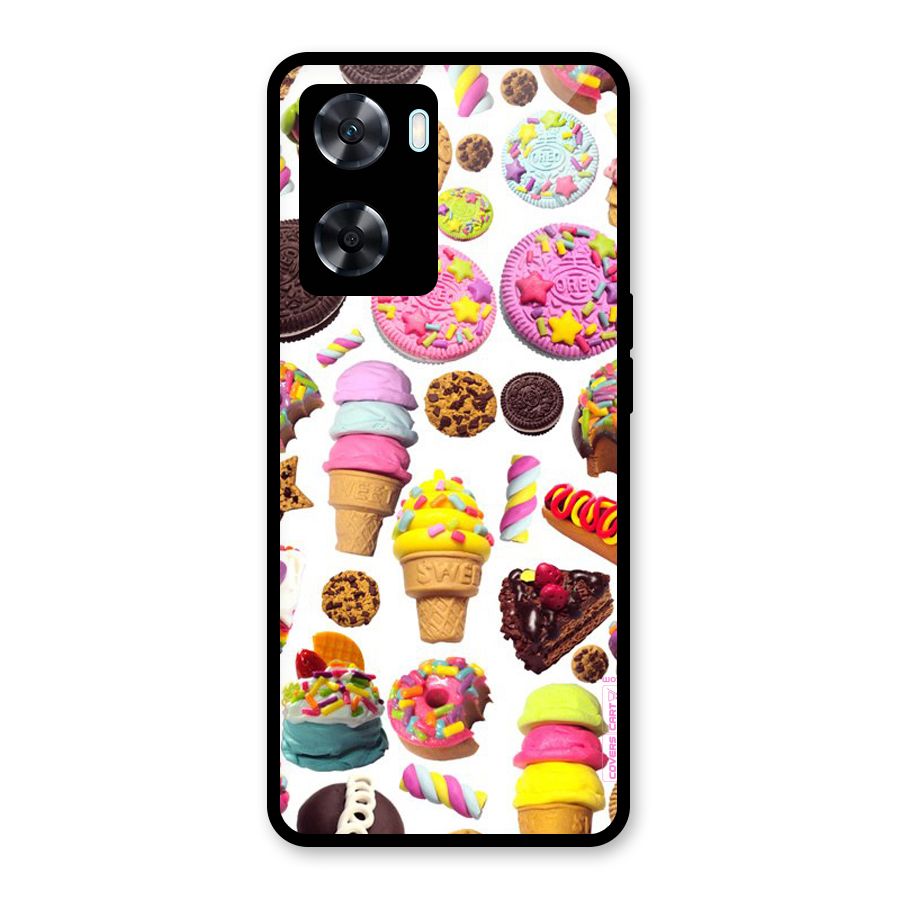 Sugar Rush Glass Back Case for Oppo A77s