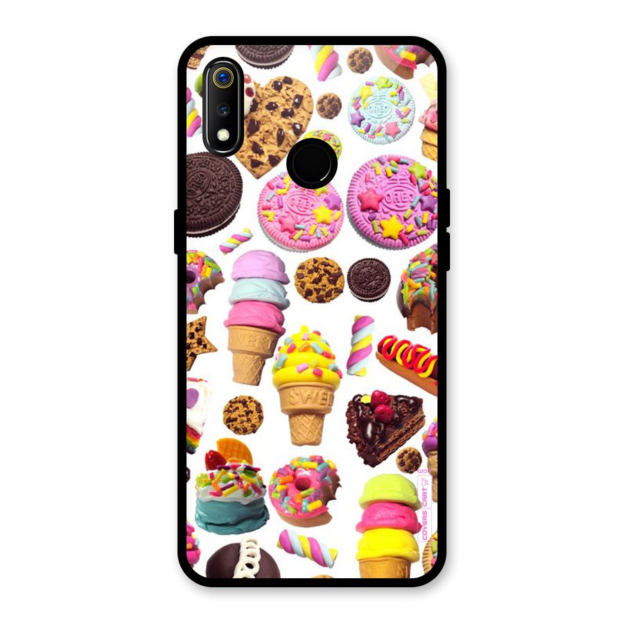 Sugar Rush Glass Back Case for Realme 3i