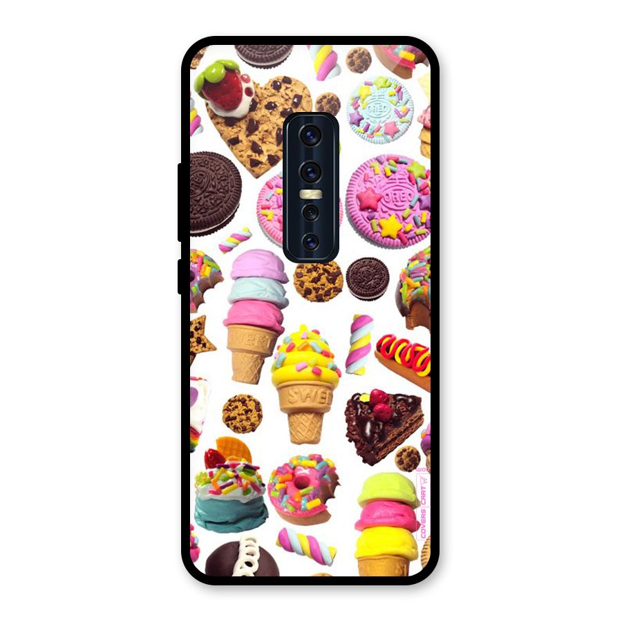 Sugar Rush Glass Back Case for Vivo V17 Pro