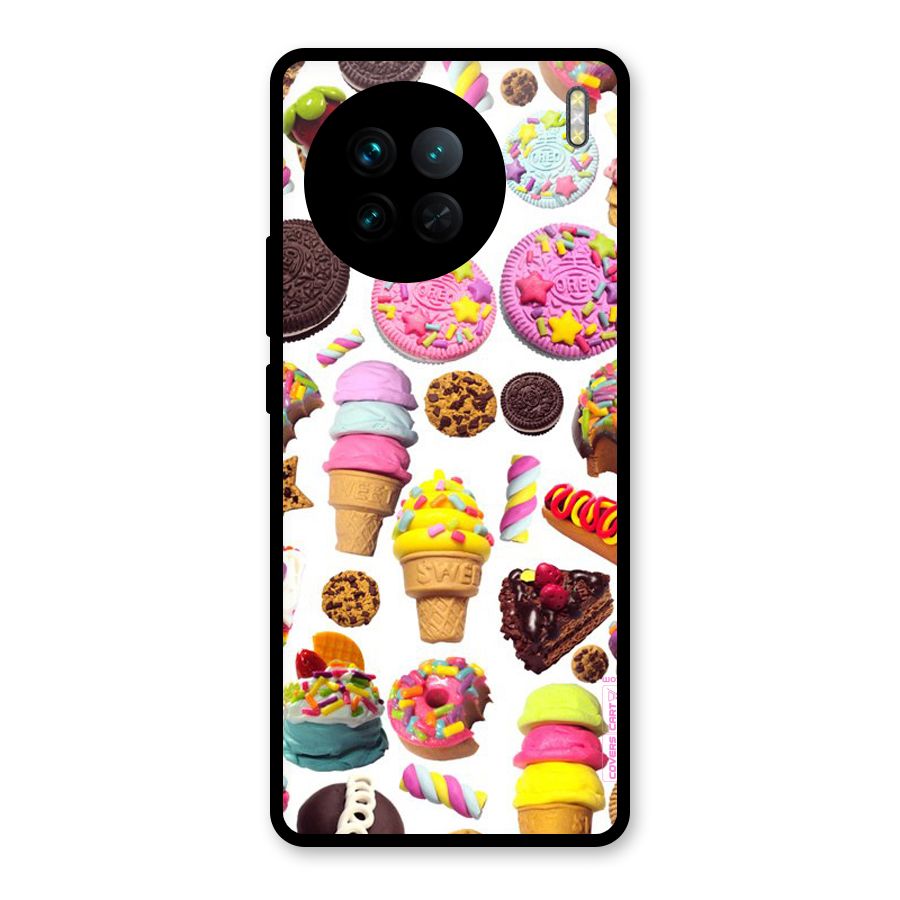 Sugar Rush Glass Back Case for Vivo X90