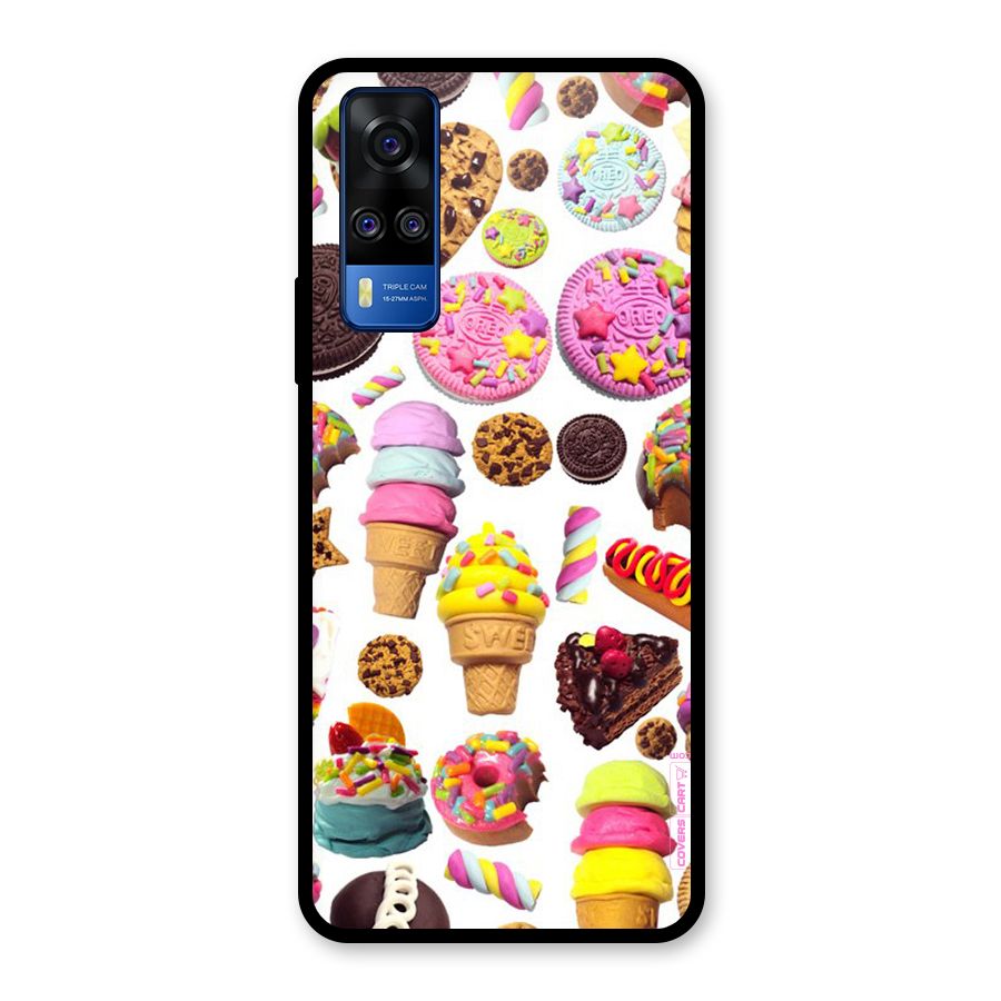 Sugar Rush Glass Back Case for Vivo Y31
