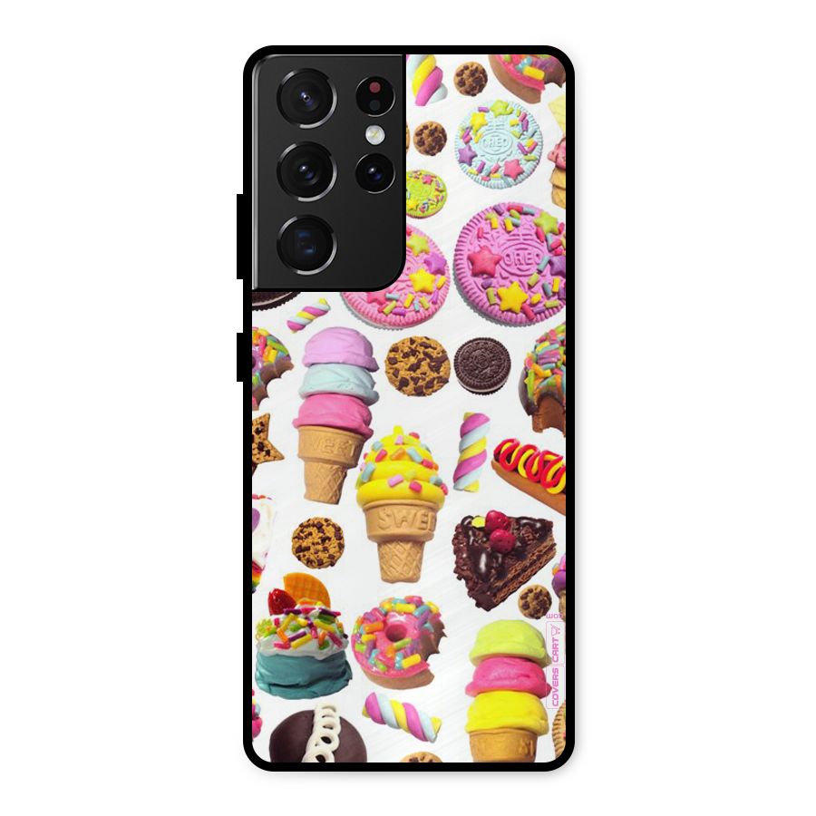 Sugar Rush Metal Back Case for Galaxy S21 Ultra 5G