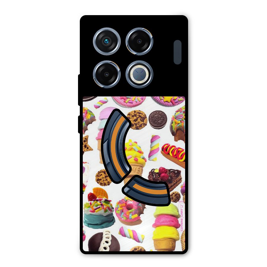 Sugar Rush Metal Back Case for Infinix GT 20 Pro
