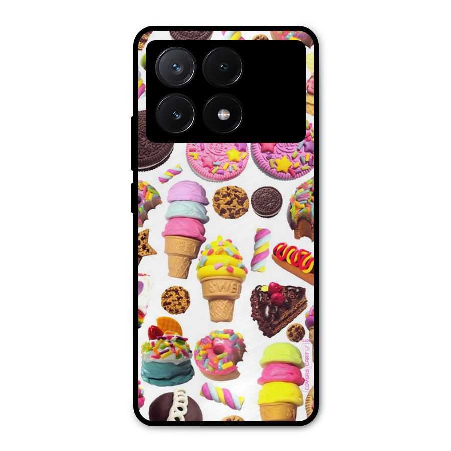 Sugar Rush Metal Back Case for Poco X6 Pro