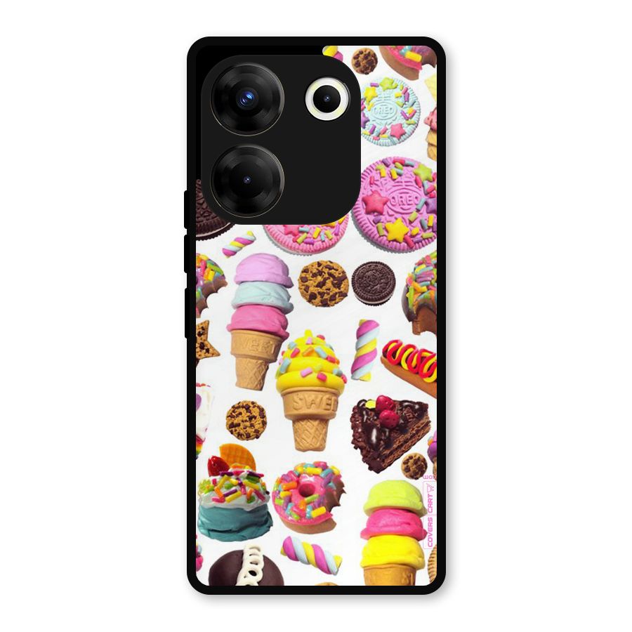 Sugar Rush Metal Back Case for Tecno Camon 20 Pro