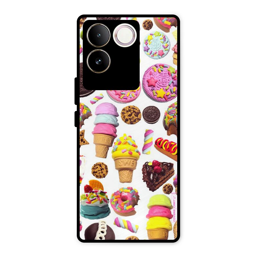 Sugar Rush Metal Back Case for Vivo T2 Pro
