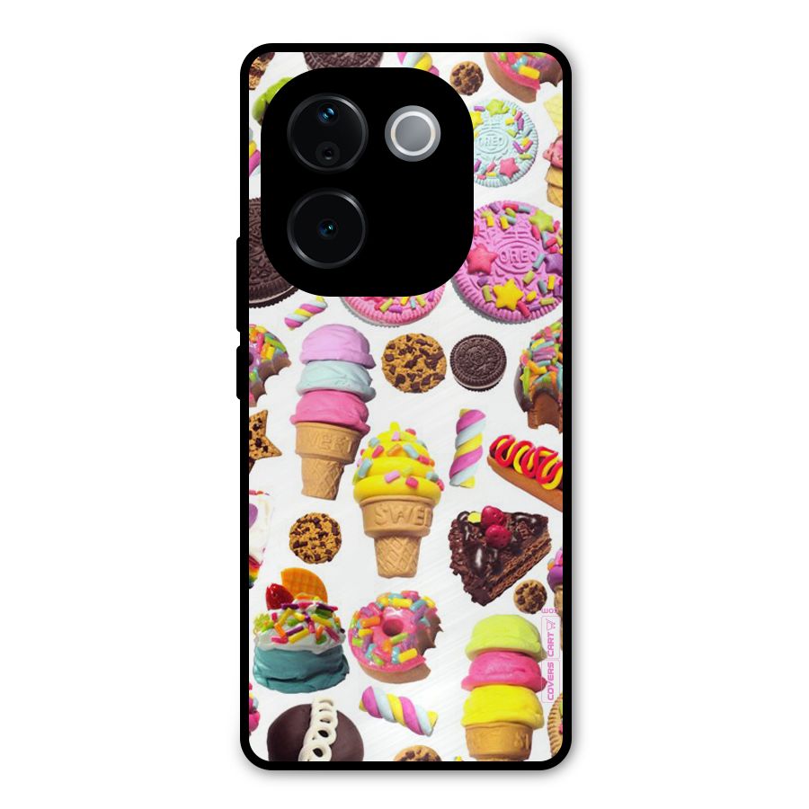 Sugar Rush Metal Back Case for Vivo T3 Pro