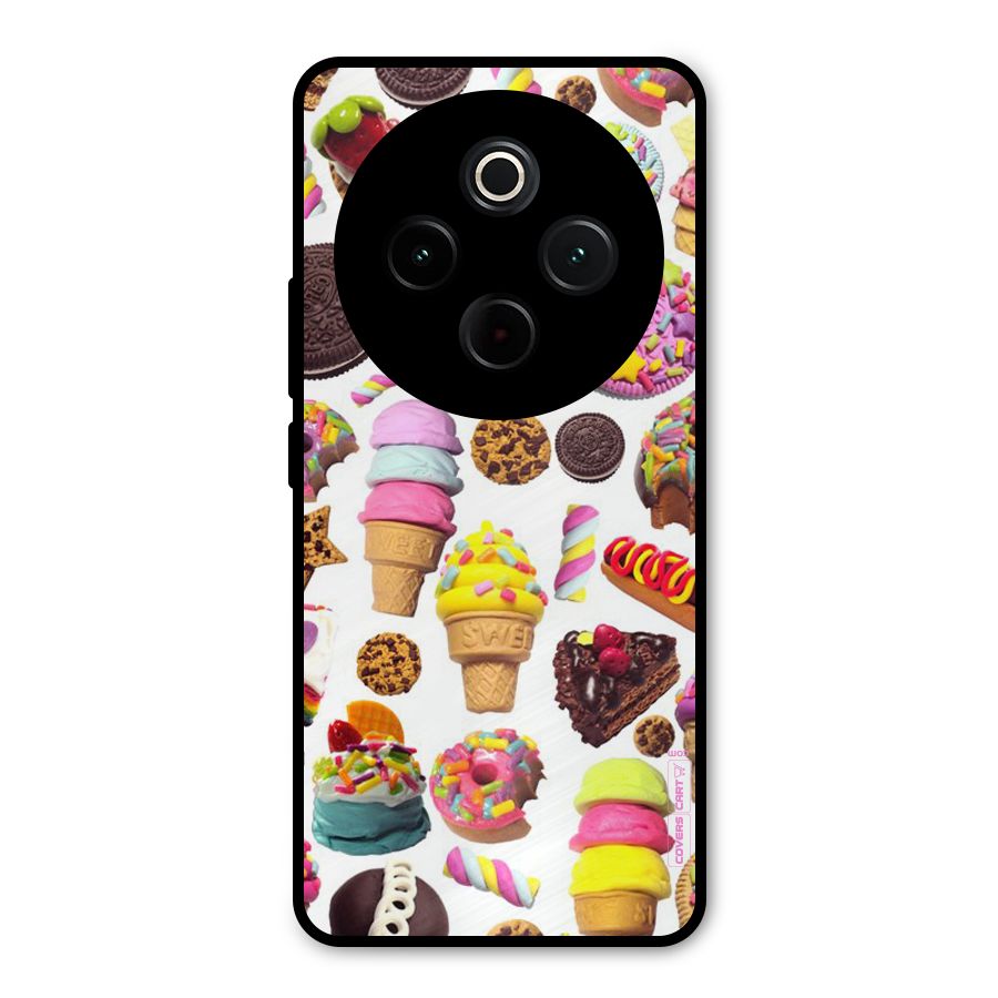Sugar Rush Metal Back Case for Vivo T4
