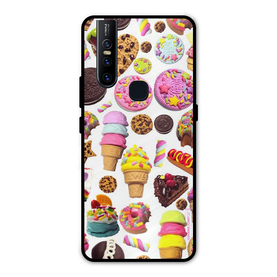 Sugar Rush Metal Back Case for Vivo V15