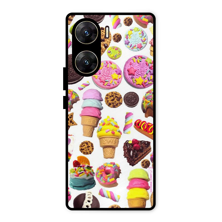Sugar Rush Metal Back Case for Vivo V29e