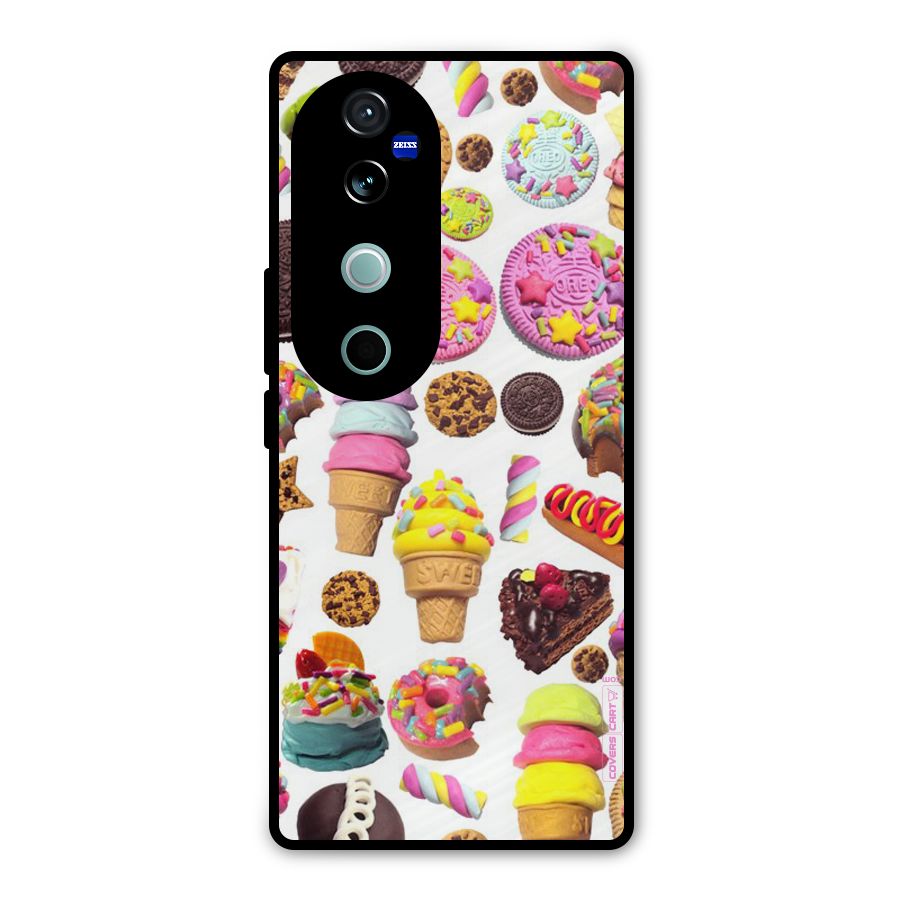 Sugar Rush Metal Back Case for Vivo V40 Pro