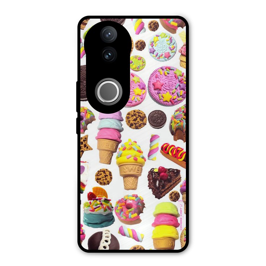 Sugar Rush Metal Back Case for Vivo V50e