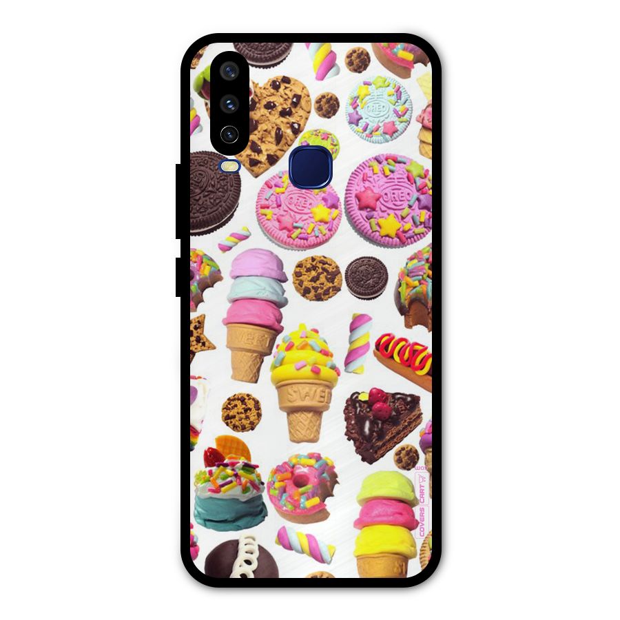 Sugar Rush Metal Back Case for Vivo Y12