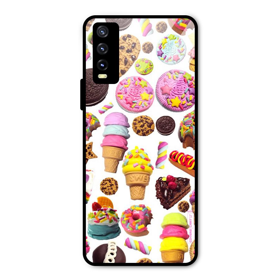 Sugar Rush Metal Back Case for Vivo Y20