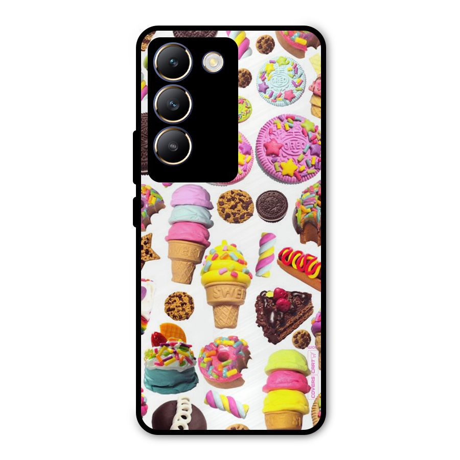 Sugar Rush Metal Back Case for Vivo Y200e